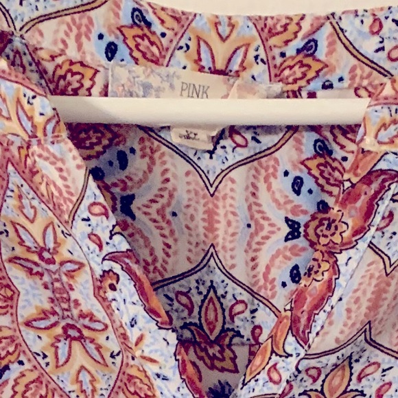 EUC Pink Republic women’s mid-sleeve blouse, sz XL - Picture 3 of 4